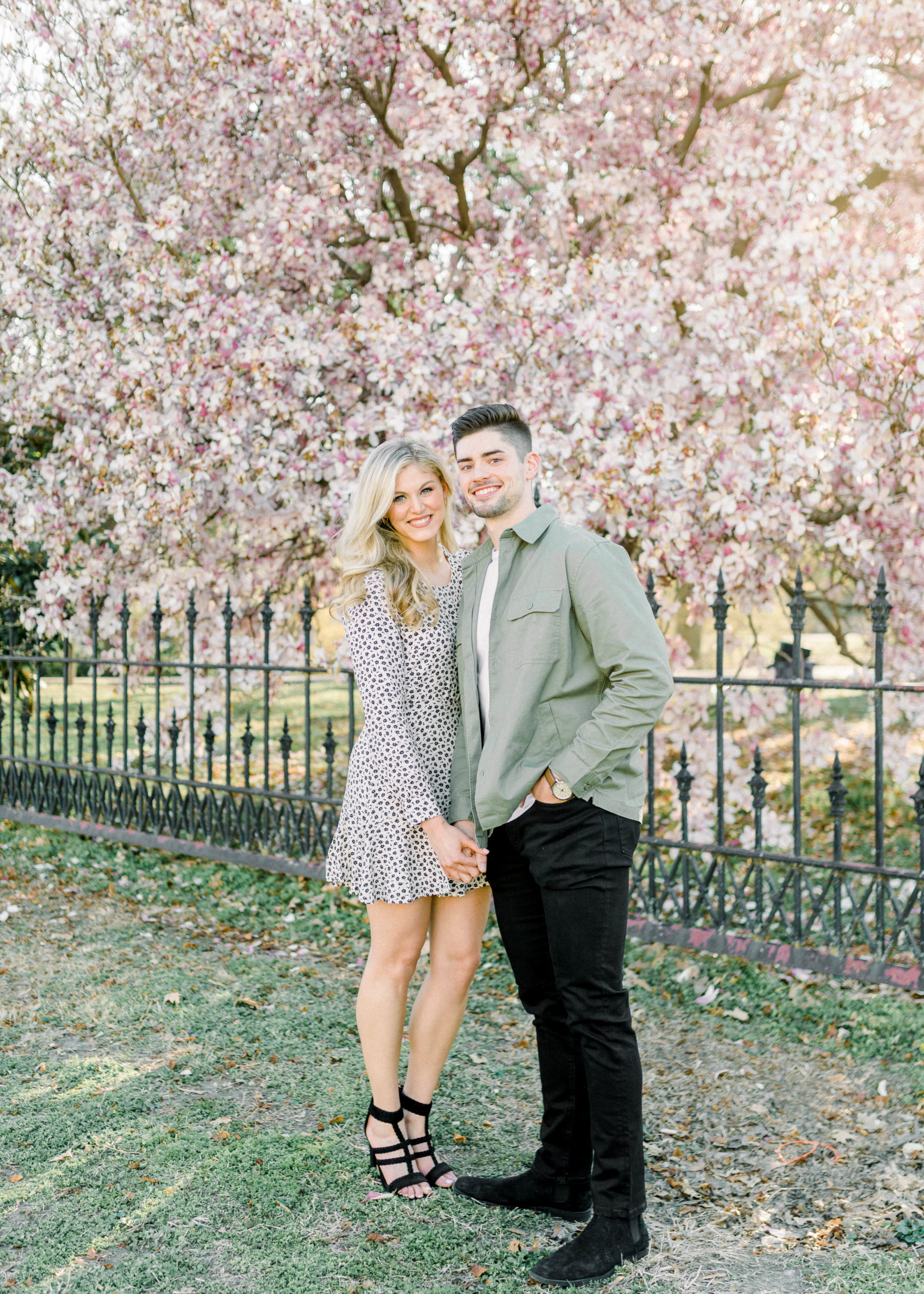 Lafayette Square Spring Engagement Session